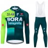 Set Fietsshirt Lange Mouw + Lange Koersbroek 2024 BORA-Hansgrohe Groente
